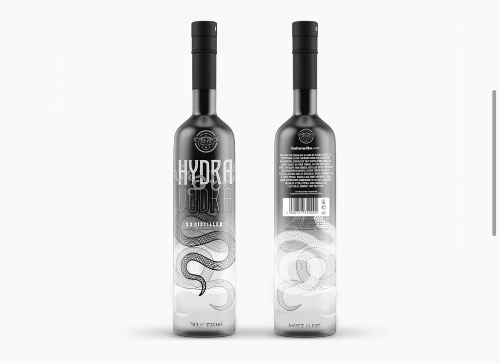 Hydra Vodka – Premium 8x Distilled Vodka | Vegan & Gluten Free | 70cl (40% ABV)